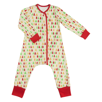 Пижама на кнопках "Елочки" ПНК-ЕЛ (размер 80) - Пижамы - интернет гипермаркет детской одежды Смартордер