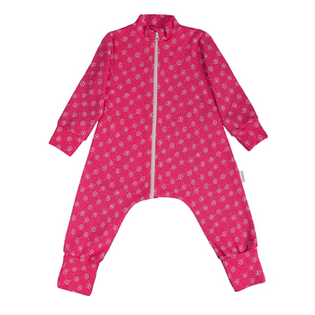 Комбинезон-пижама на молнии легкий "Цветочный луг" ЛКМ-БК-ЦЛ (размер 68) - Пижамы - интернет гипермаркет детской одежды Смартордер
